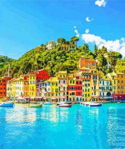 Italy Portofino paint by number