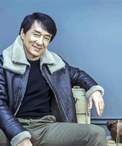 Jackie Chan paint by numbers