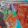 Joffre Gorge Karijini National Park paint by numbers