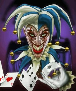 Joker Jester paint by numbers