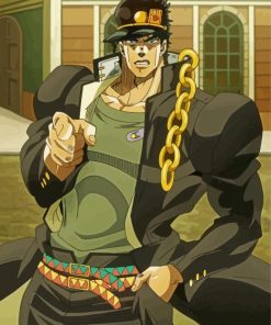 Jotaro Kujo Jojos Bizarre Adventure paint by numbers