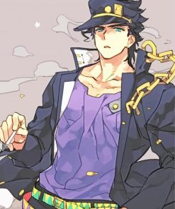 Jotaro Kujo Jojo paint by numbers