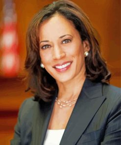 Harris Kamala Vice President paint by numbers