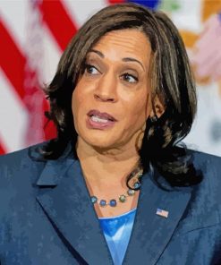 Kamala Harris Usa Vice President paint by number