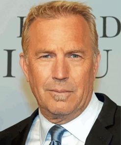 Kevin Costner paint by numbers