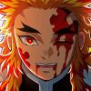 Anime Kyojuro Rengoku Demon Slayerpaint by numbers