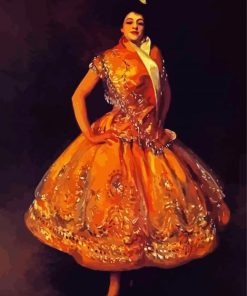 La Carmencita By Sargent paint by number