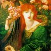 La Ghirlandata By Rossetti paint by number