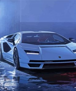 Lamborghini Countach paint by number