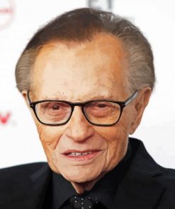 Larry King paint by numbers