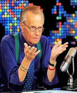 Larry King Talk Show paint by numbers