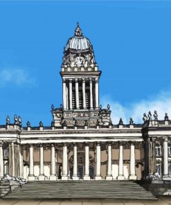 Leeds Town Hall Tours paint by numbers