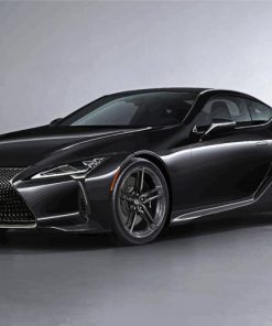 Black Lexus LC Car paint by numbers