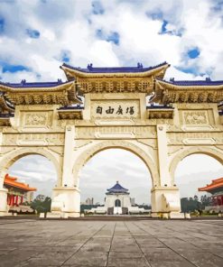 Liberty Square Arch Tapei paint by numbers