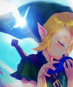 Link Ocarina Of The Time paint by numbers