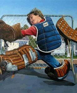 Little Hockey Goalie paint by number