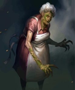 Lizard Granny paint by number