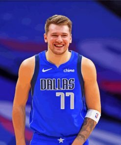 Luka Doncic Basketball Player paint by numbers