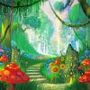 Magical Forest Path paint by numbers