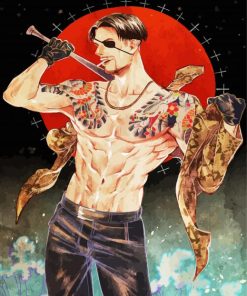 Majima Yakuza paint by numbers