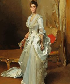 Margaret Stuyvesant Rutherfurd White By Sargent paint by number