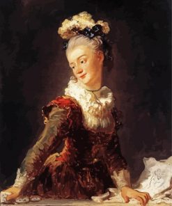 Marie Madeleine Guimard Fragonard paint by numbers