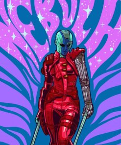 Marvel Nebula Art paint by numbers