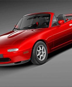 Mazda MX 5 Miata paint by number