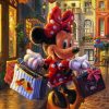 Minnie Mouse Shopping Day paint by number