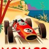 Monaco Race Car paint by numbers