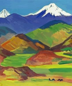 Mount Ararat By Saryan paint by number