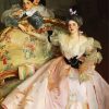 Mrs Carl Meyer And Her Children By Sargent paint by number