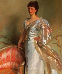 Mrs George Swinton By Sargent paint by number