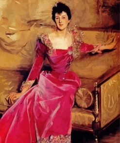 Mrs Hugh Hammersley By Sargent paint by number