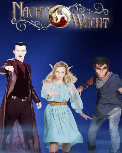 Nachtwacht Movies paint by numbers
