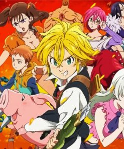 Nanatsu Anime paint by numbers