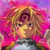 Nanatsu Seven Deadly Sins Meliodas Demon paint by numbers