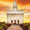 Nauvoo Illinois Temple paint by numbers