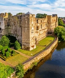 Newark Castle Nottingham England paint by number