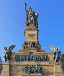 Niederwalddenkmal in Rudesheim paint by numbers
