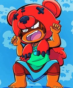 Nita Brawl Stars Game paint by number