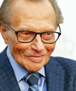 Old Larry King paint by numbers