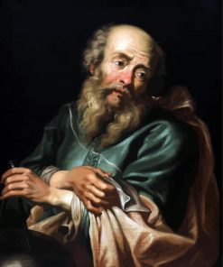 Old Galileo Galilei paint by numbers