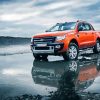 Orange Ford Ranger paint by number