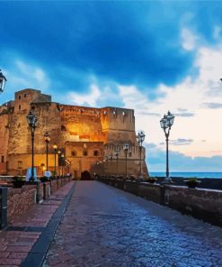 Ovo Castle Naples paint by numbers