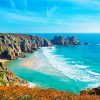 Pedn Vounder Beach United Kingdom paint by numbers