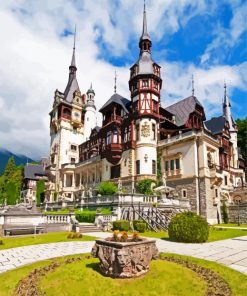 Peleș Castle Sinaia paint by number