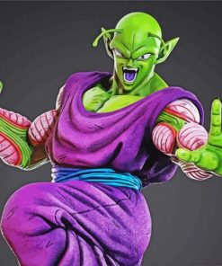 Piccolo Dragon Ball Z paint by number