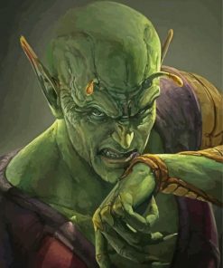 Piccolo Dragon Ball paint by number