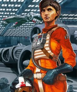 Pilot Girl paint by numbers